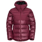 Odlo Winter Jacket Severin N-Thermic Insulated Hooded (water-repellent, windproof, breathable) berry red ladies